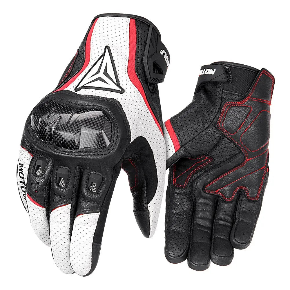 Leather Motorcycle Gloves