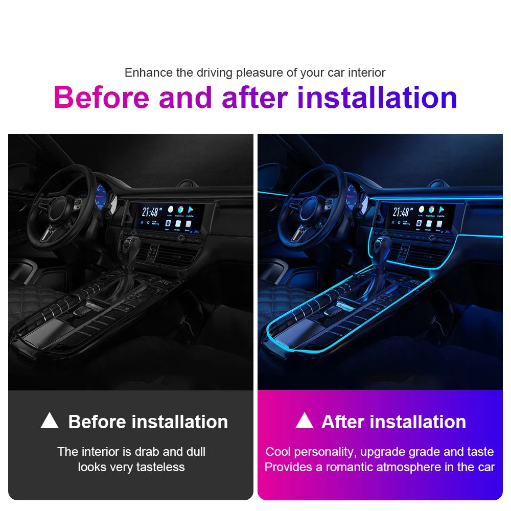 RGB LED Car Interior Strips