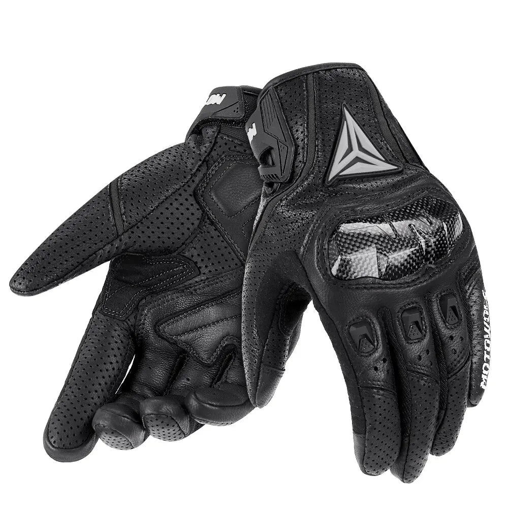 Leather Motorcycle Gloves