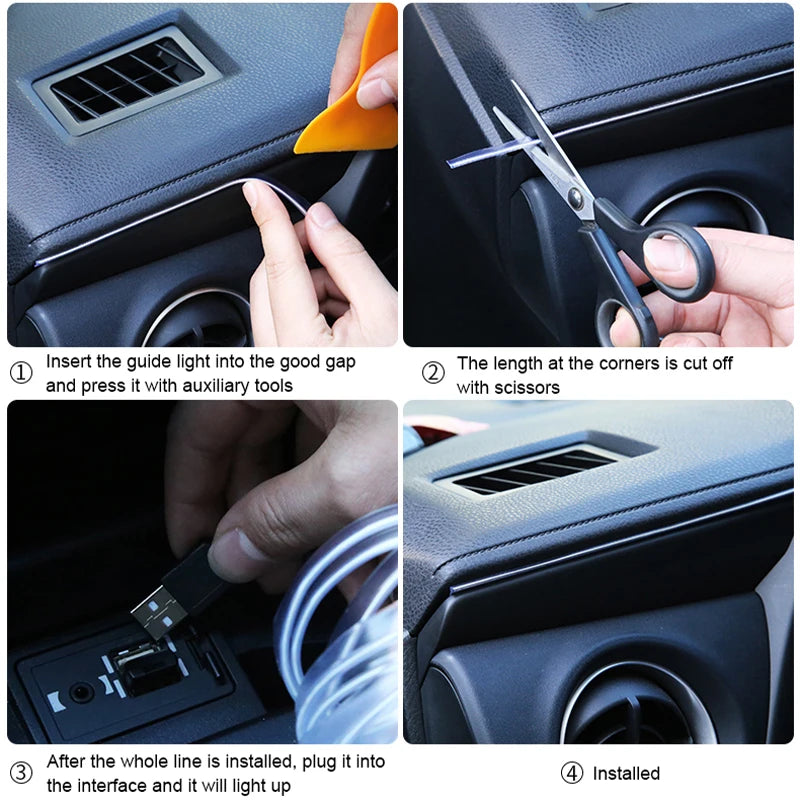 RGB LED Car Interior Strips